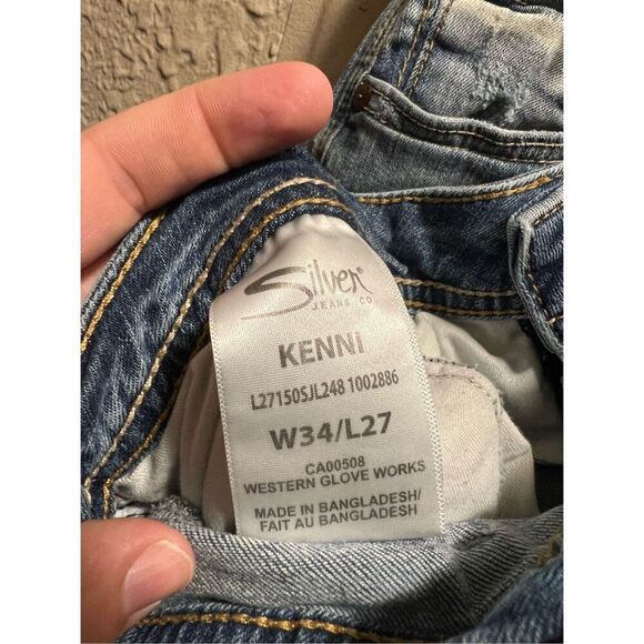 Silver Jean Co. Kenni Jeans Woman’s Size 34 Length 27 - Picture 12 of 16